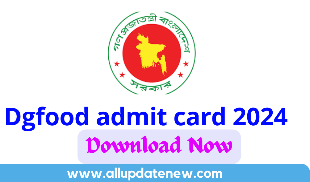 Dgfood admit card 2024