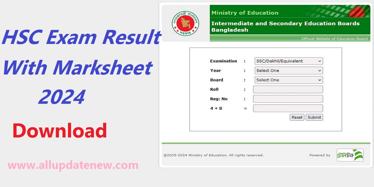 HSC Exam Result 2024